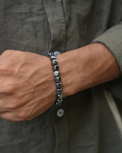 Noir Grid Bracelet