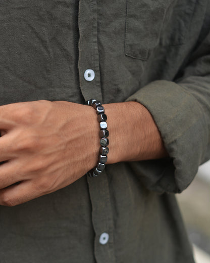 Noir Grid Bracelet