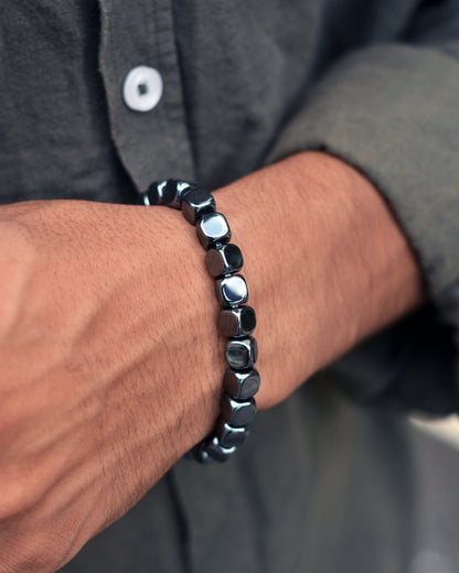 Noir Grid Bracelet