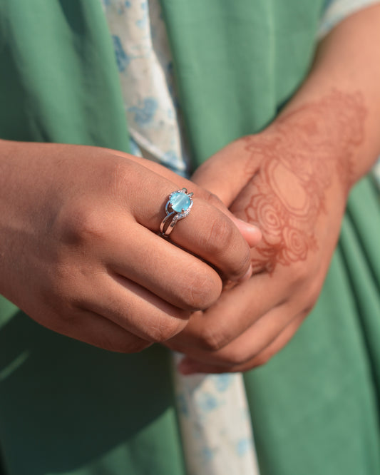 AZURE BLOOM RING