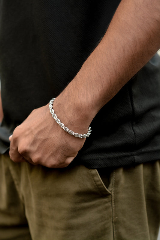 Rope Chain Stainless Steel Bracelet