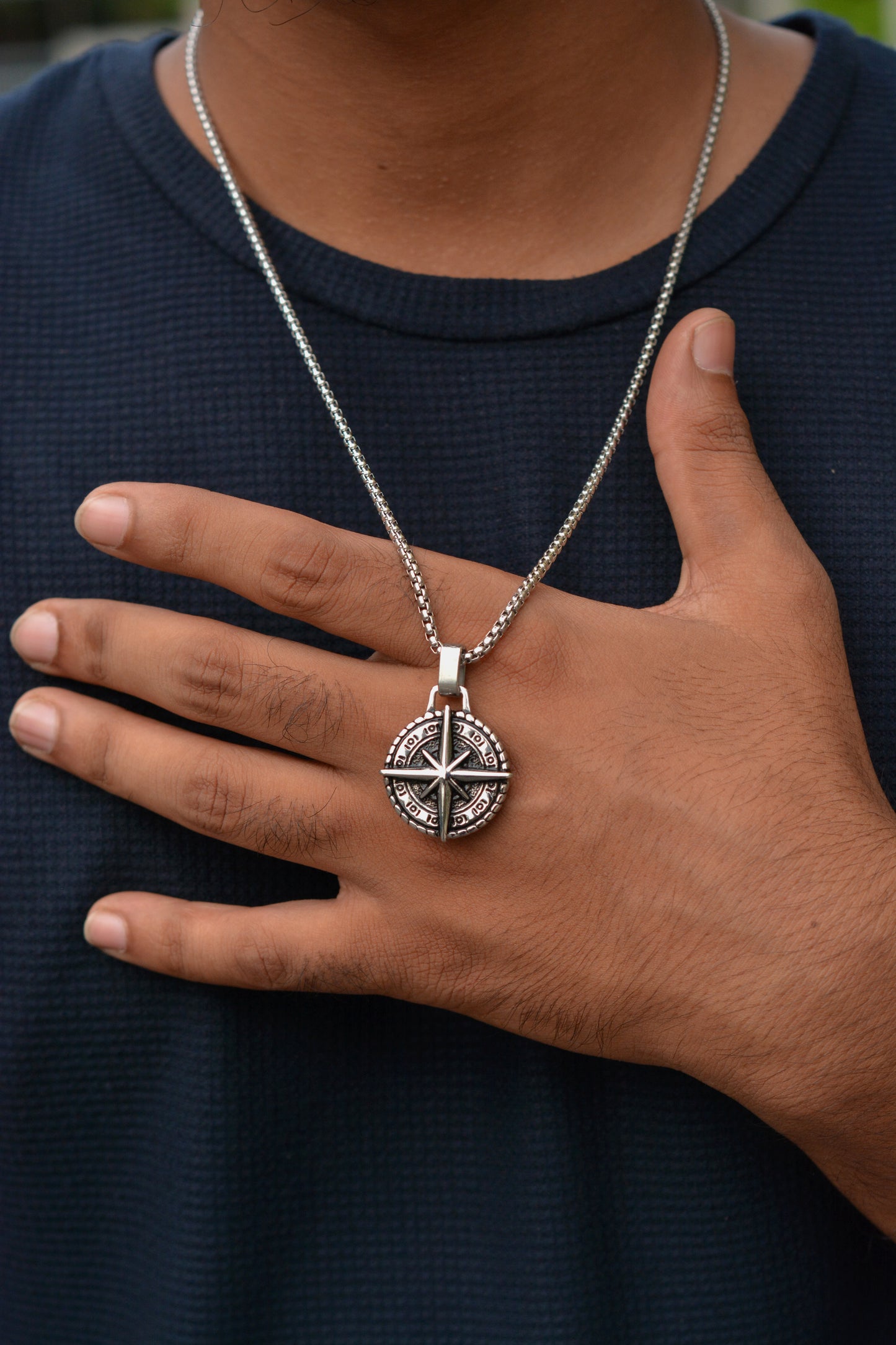 Viking Compass Pendant