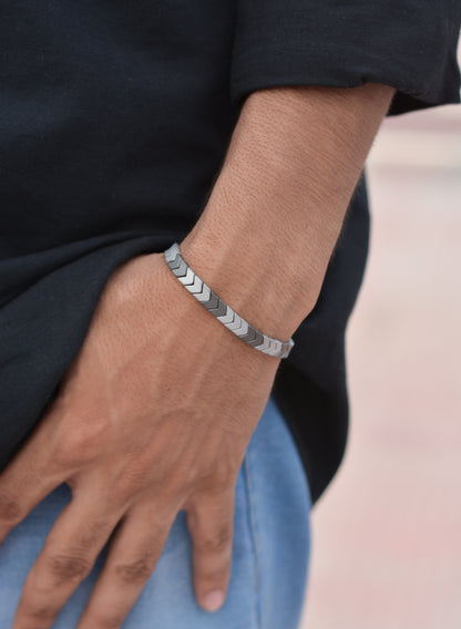 Chevron Charm Bracelet