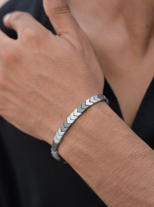 Chevron Charm Bracelet