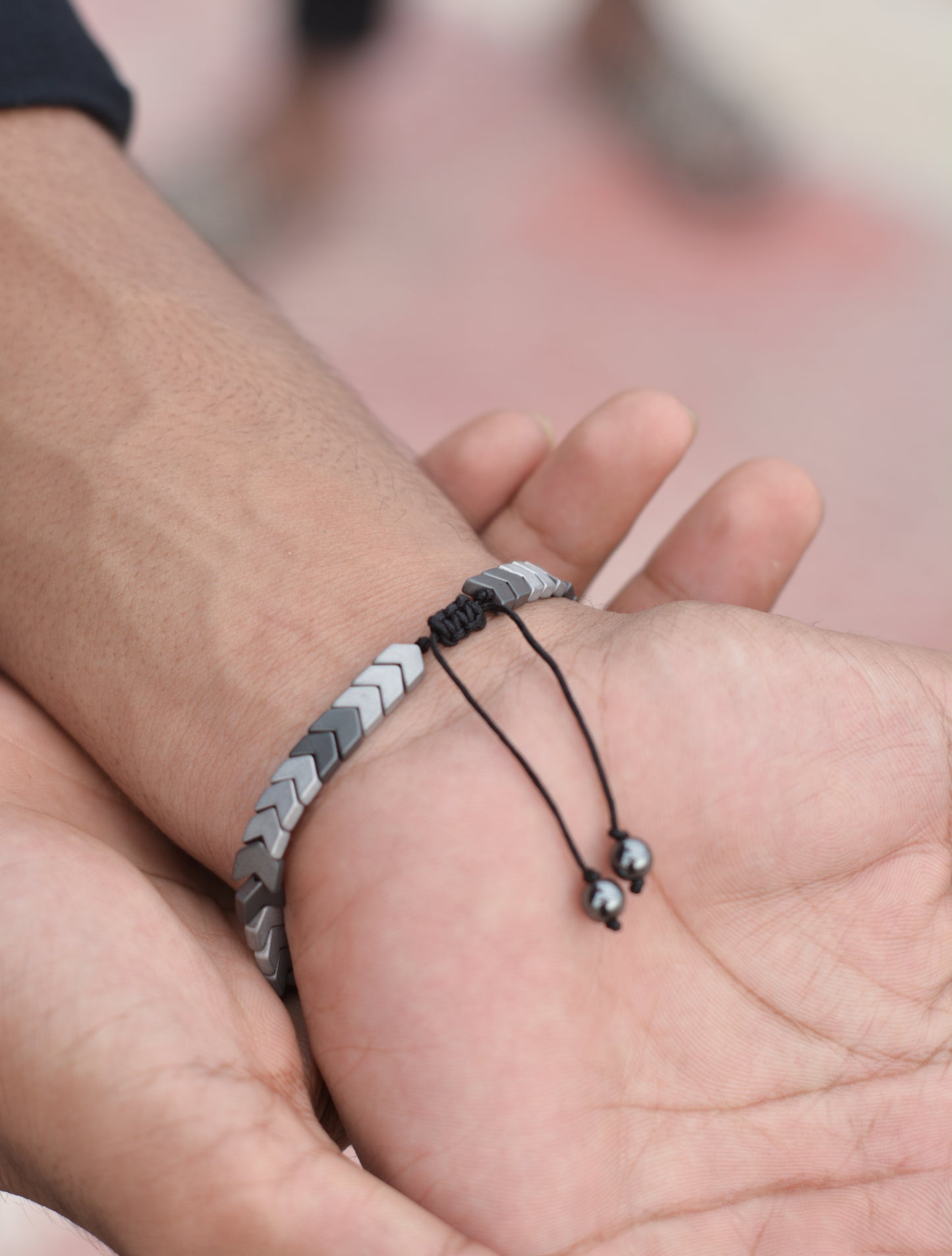 Chevron Charm Bracelet