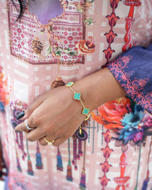 CLOVERLINE AQUA BRACELET