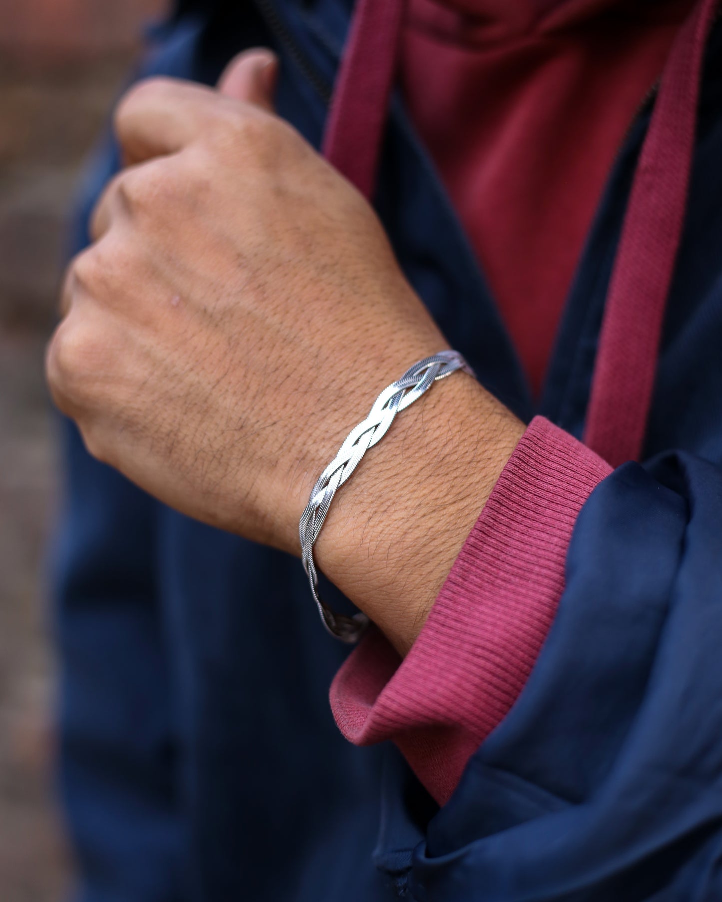 Braided Snake Chain Bracelet