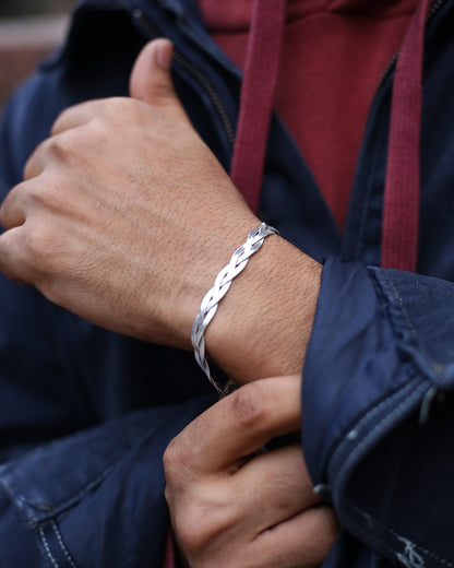 Braided Snake Chain Bracelet