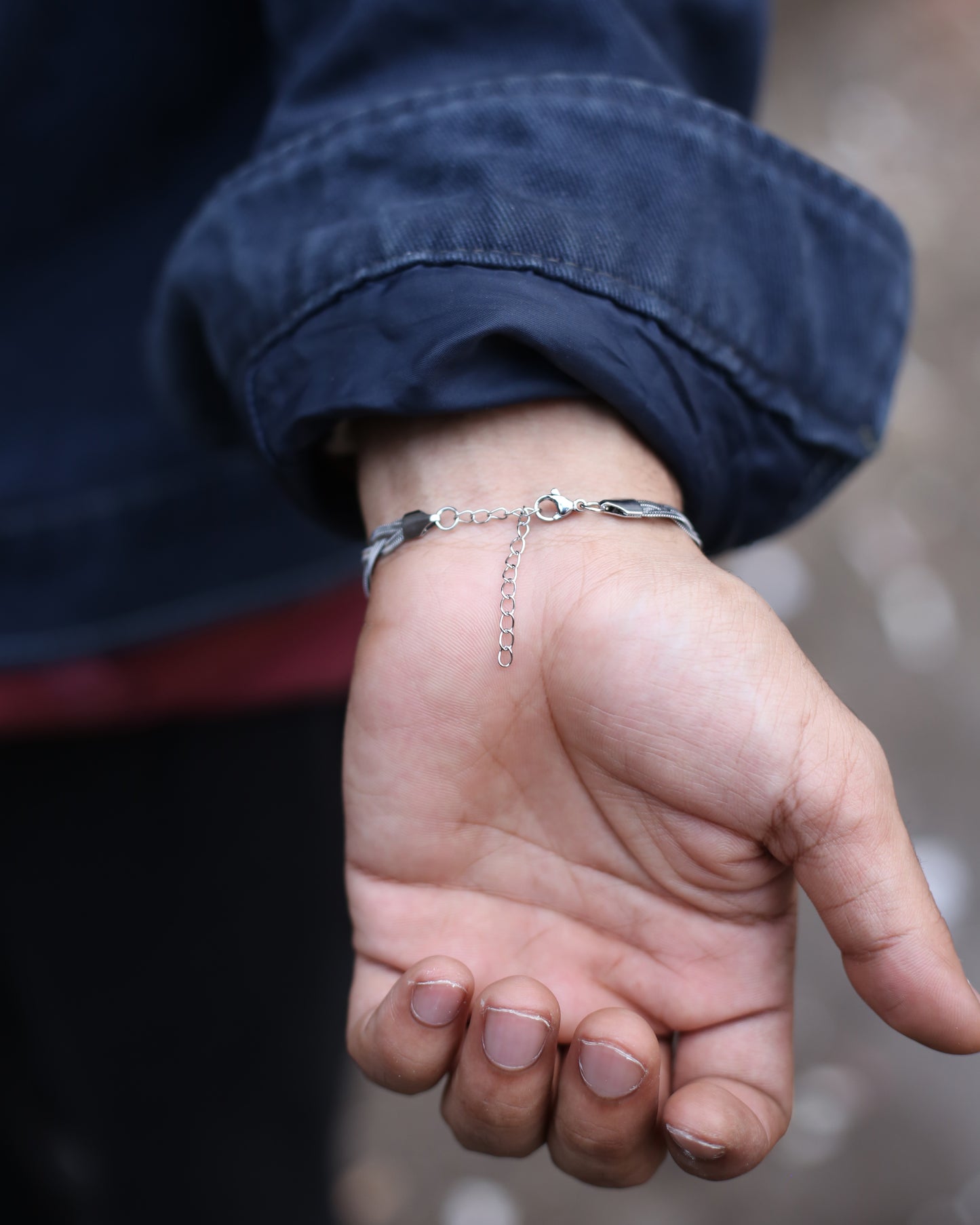 Braided Snake Chain Bracelet