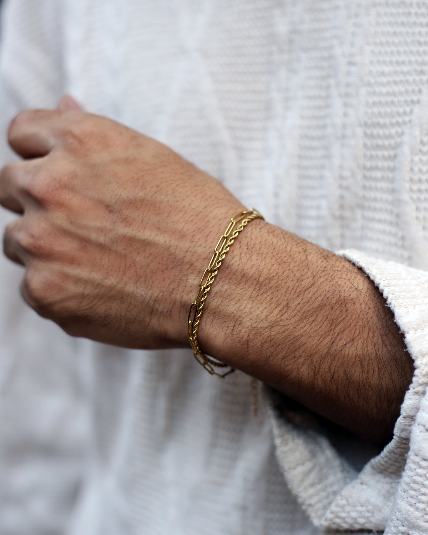 Dual Chain Elegance Bracelet