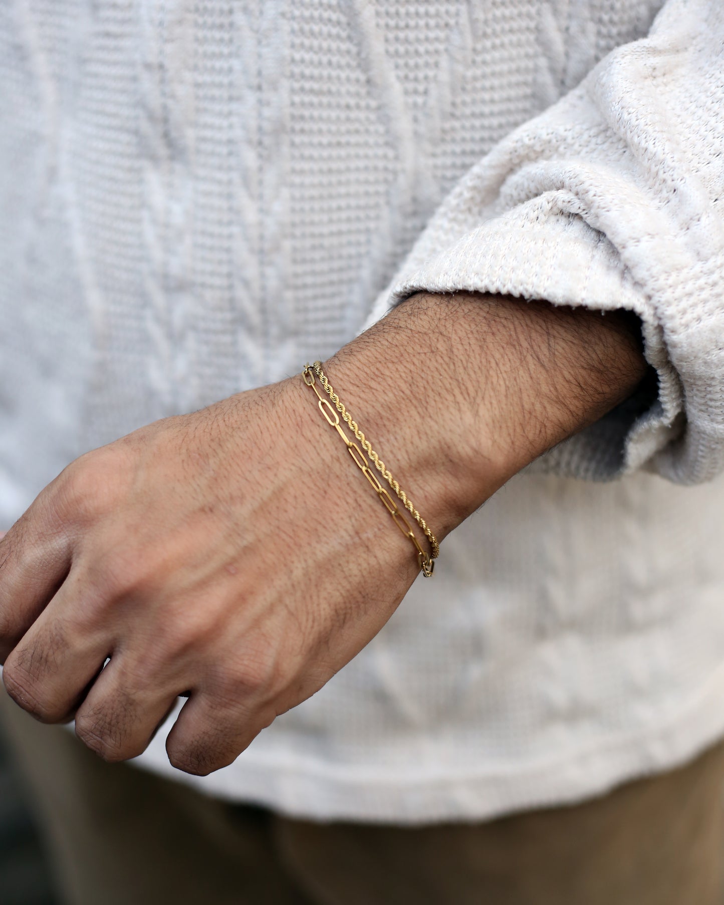 Dual Chain Elegance Bracelet