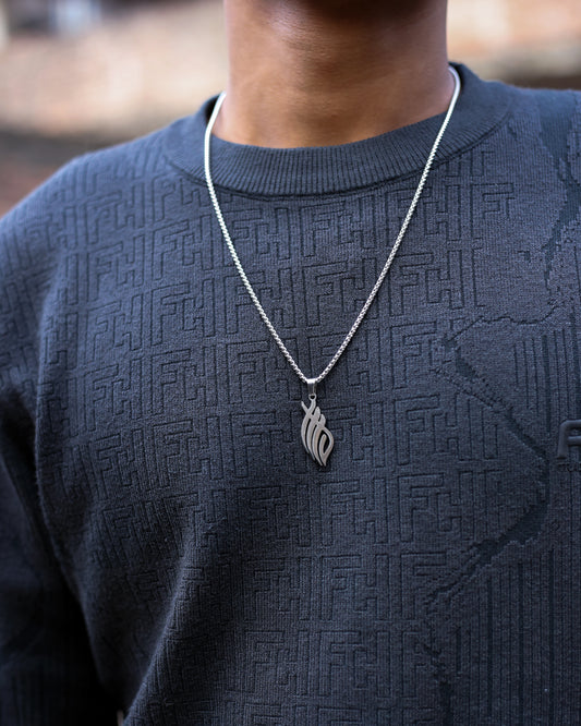 Flame Pendant Necklace