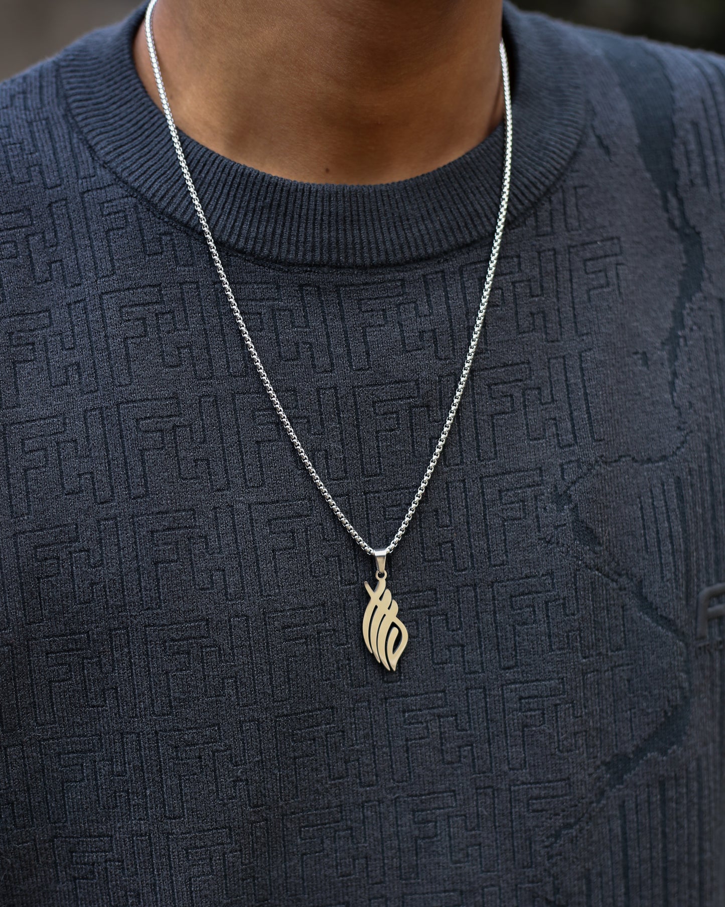 Flame Pendant Necklace