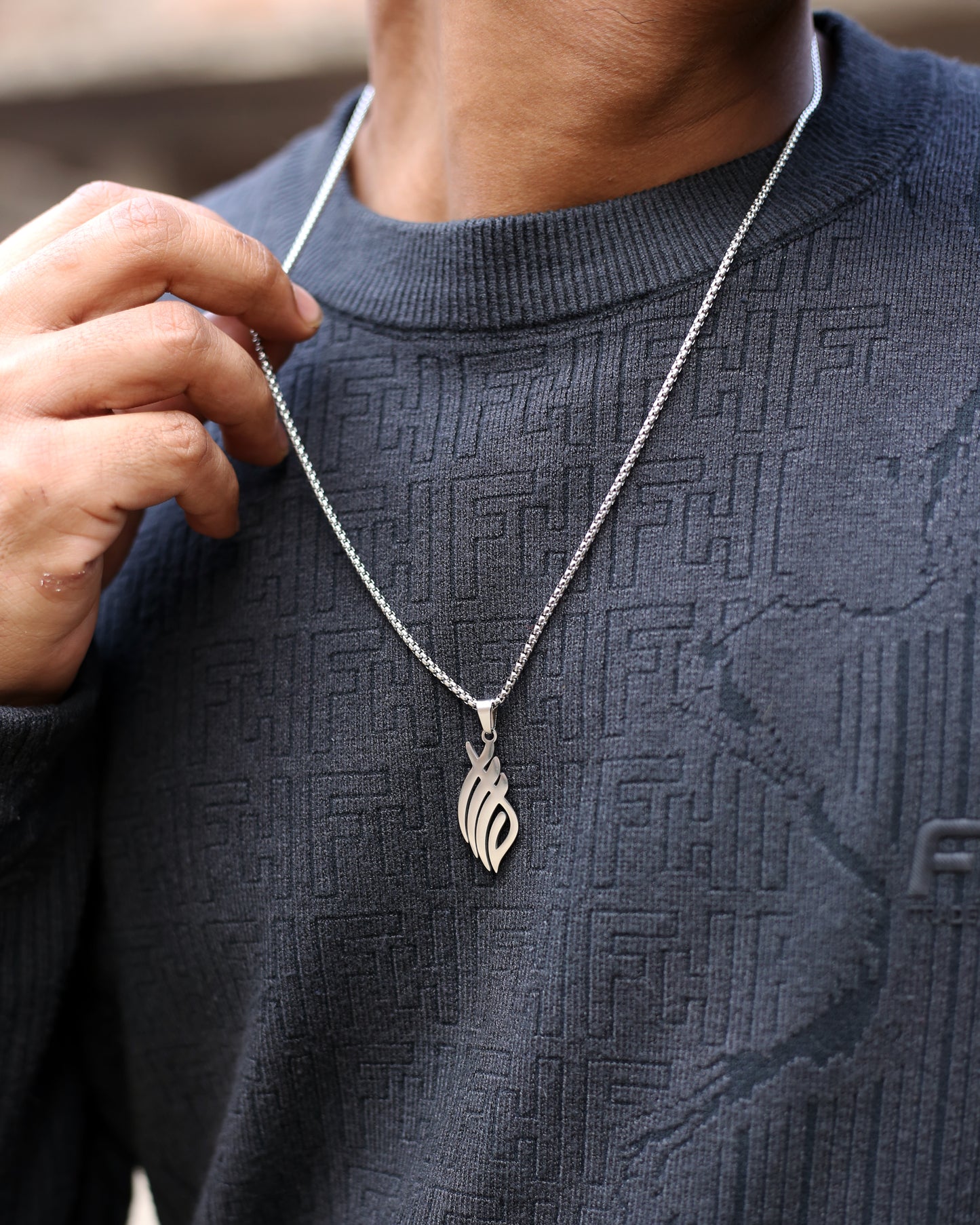 Flame Pendant Necklace