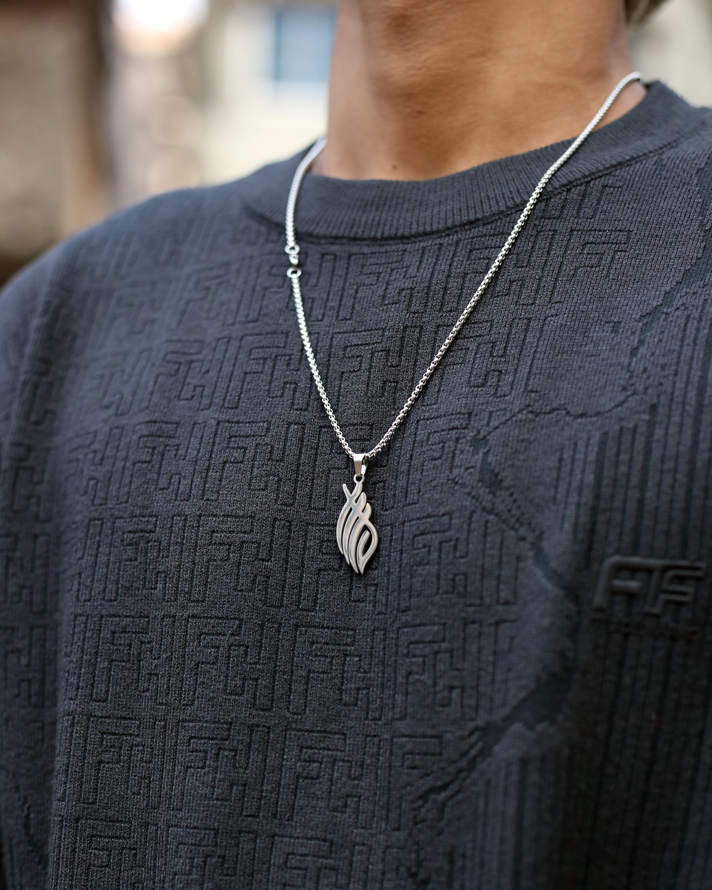 Flame Pendant Necklace