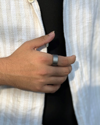 Retro Woven Storm Ring