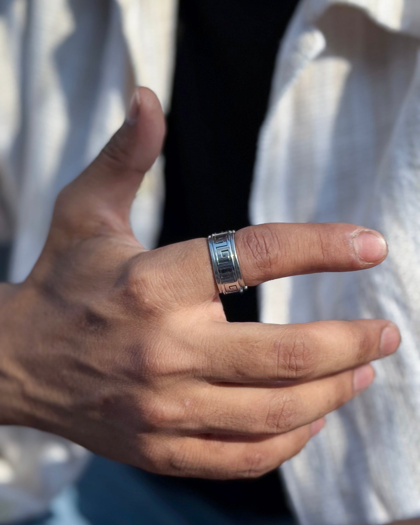 Labyrinth Spinner Ring