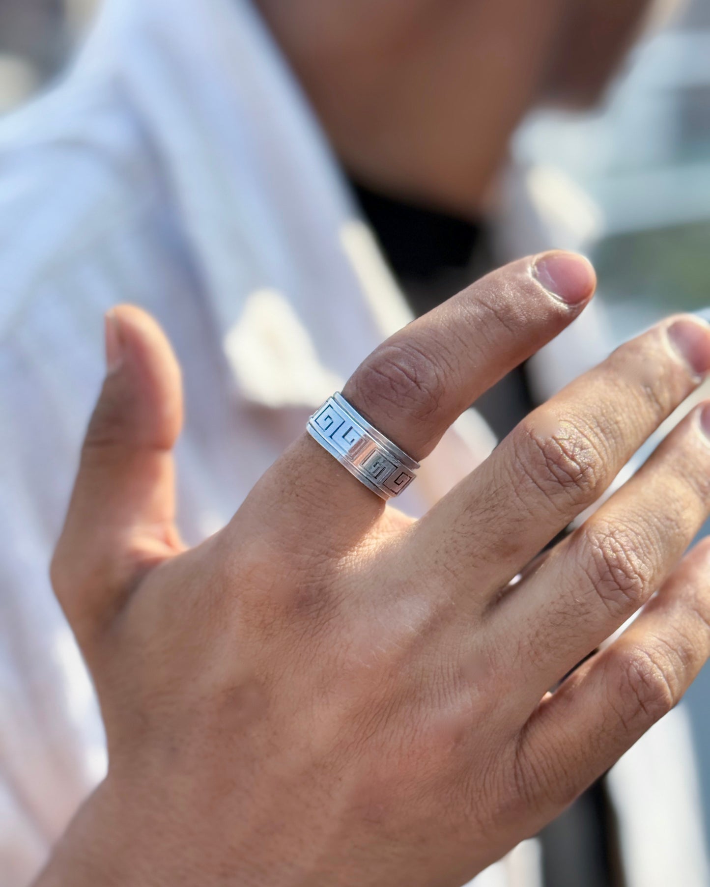 Labyrinth Spinner Ring
