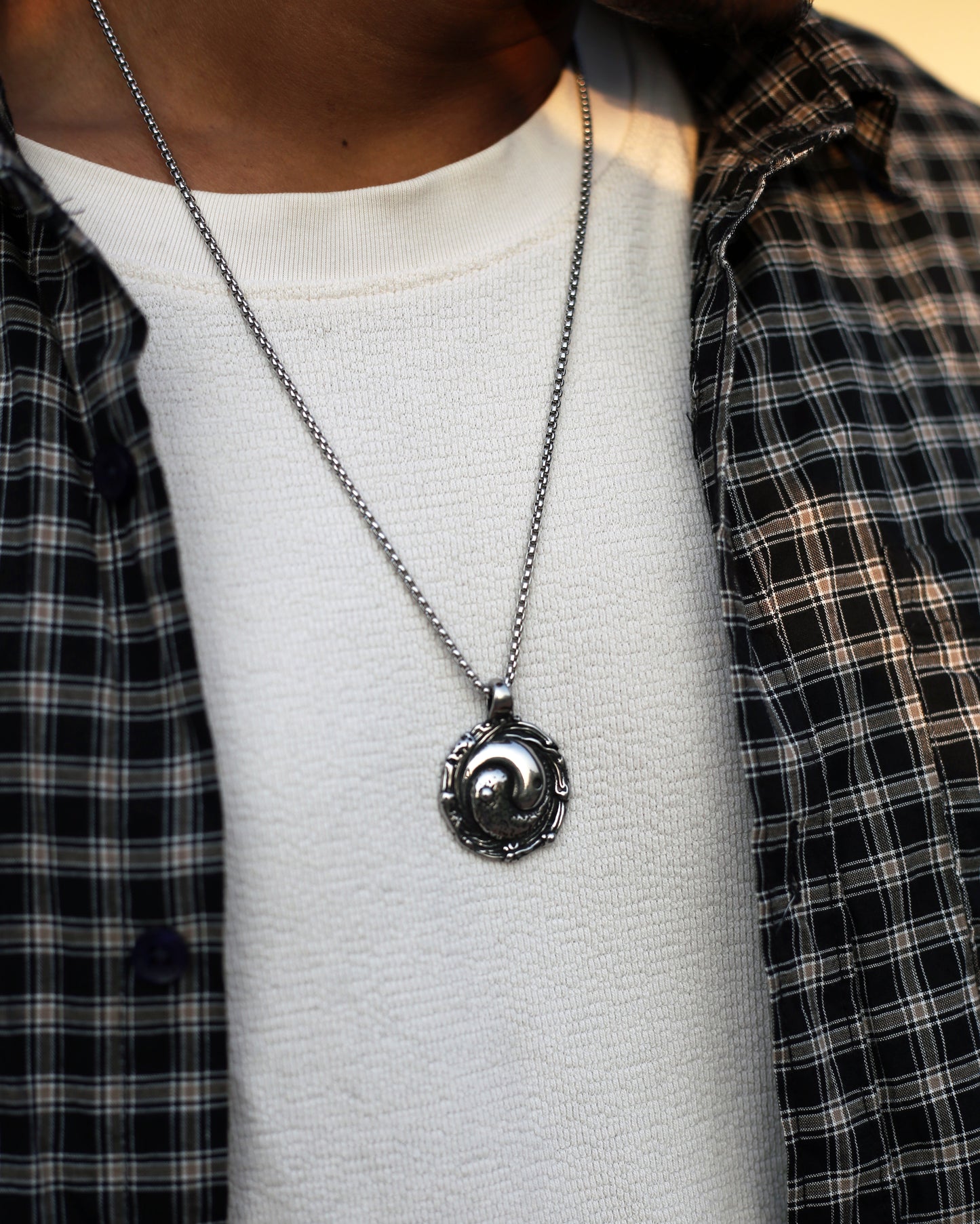 Yin Yang Guardian Pendant Necklace