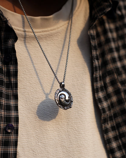 Yin Yang Guardian Pendant Necklace