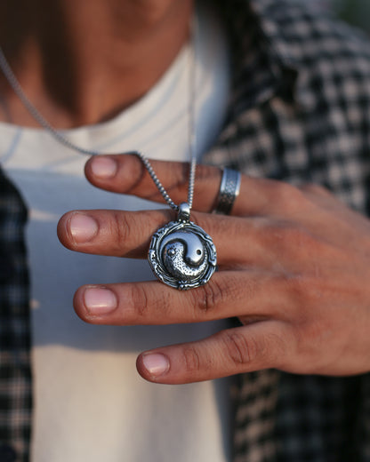 Yin Yang Guardian Pendant Necklace
