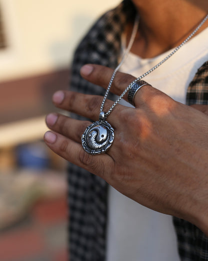 Yin Yang Guardian Pendant Necklace