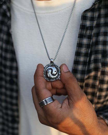 Yin Yang Guardian Pendant Necklace