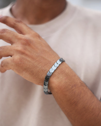 Monochrome Elegance Bracelet