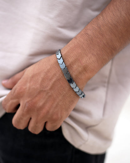 Monochrome Elegance Bracelet