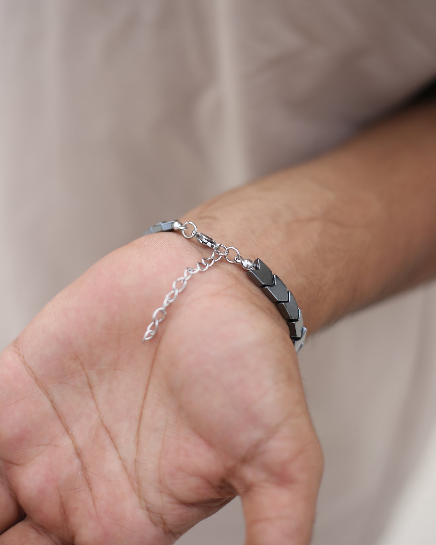 Monochrome Elegance Bracelet