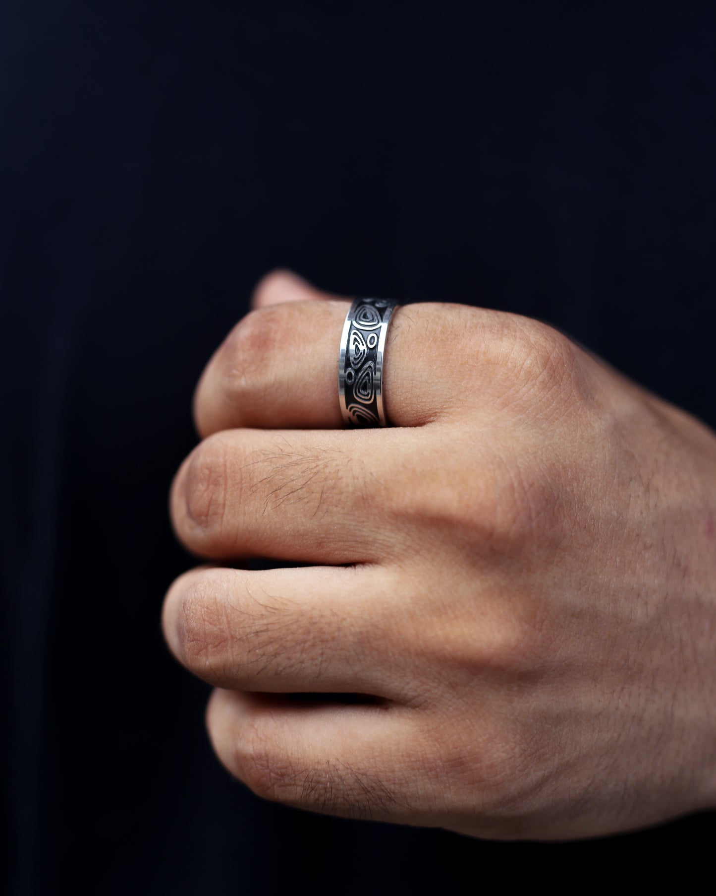 The Swirl Band Ring