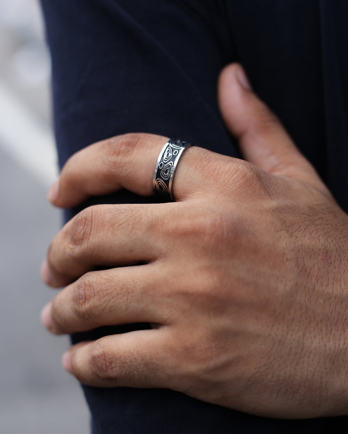The Swirl Band Ring