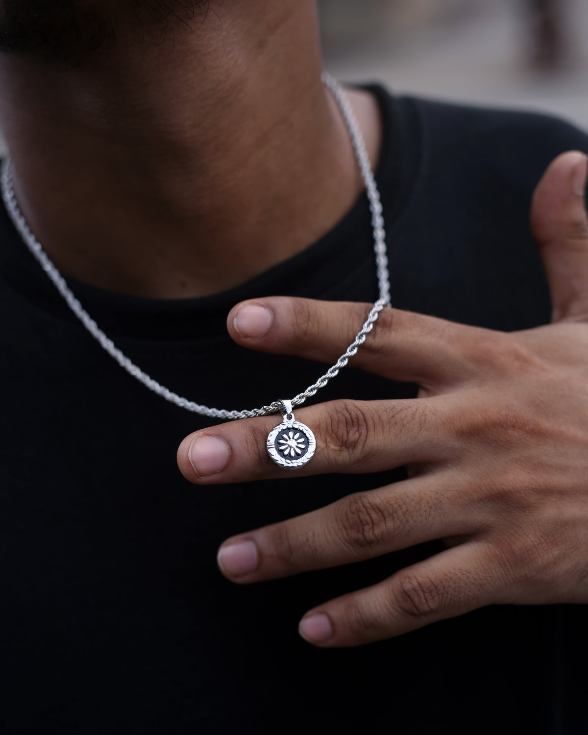 Solaris Medallion Necklace