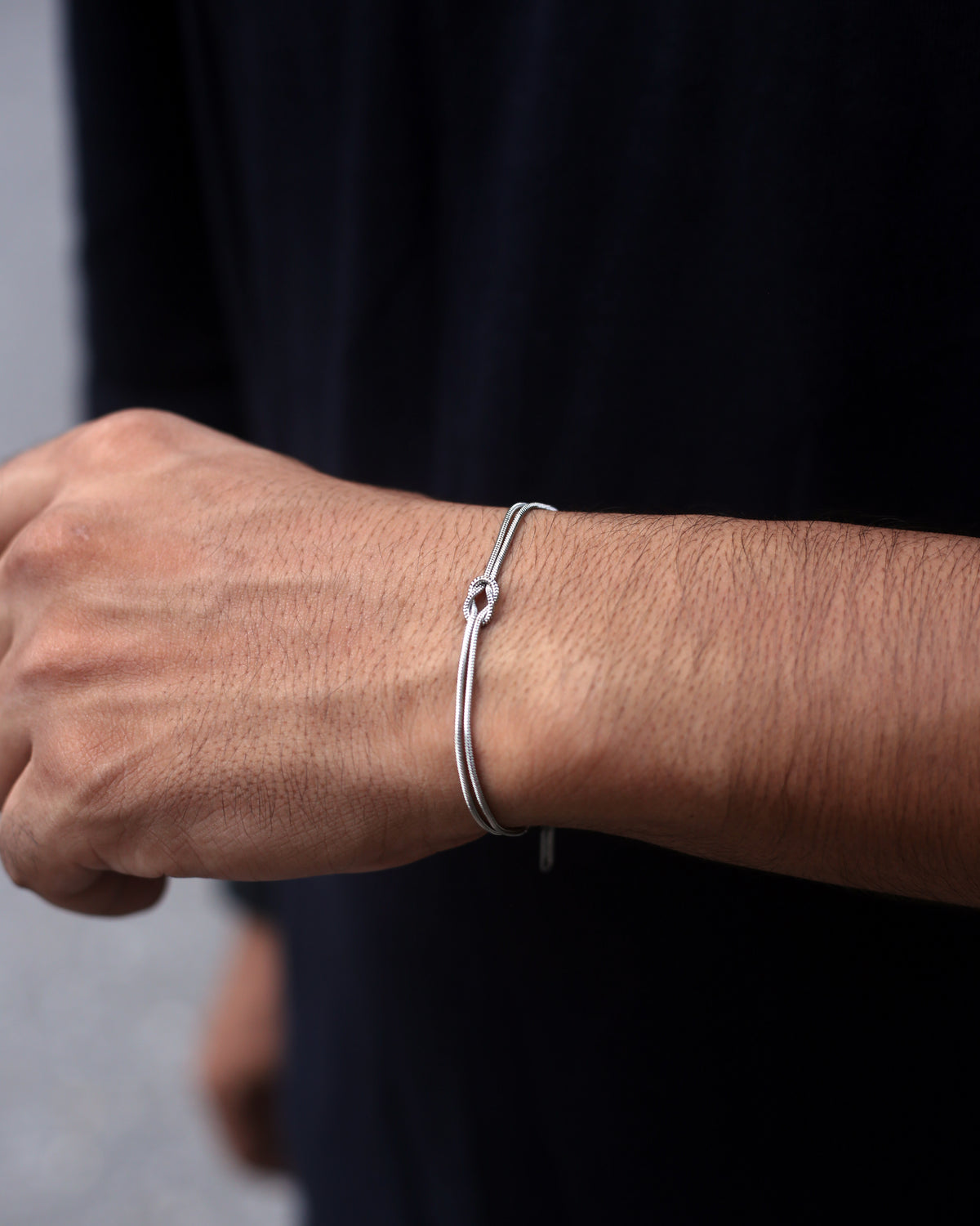 Silver Knot Bracelet