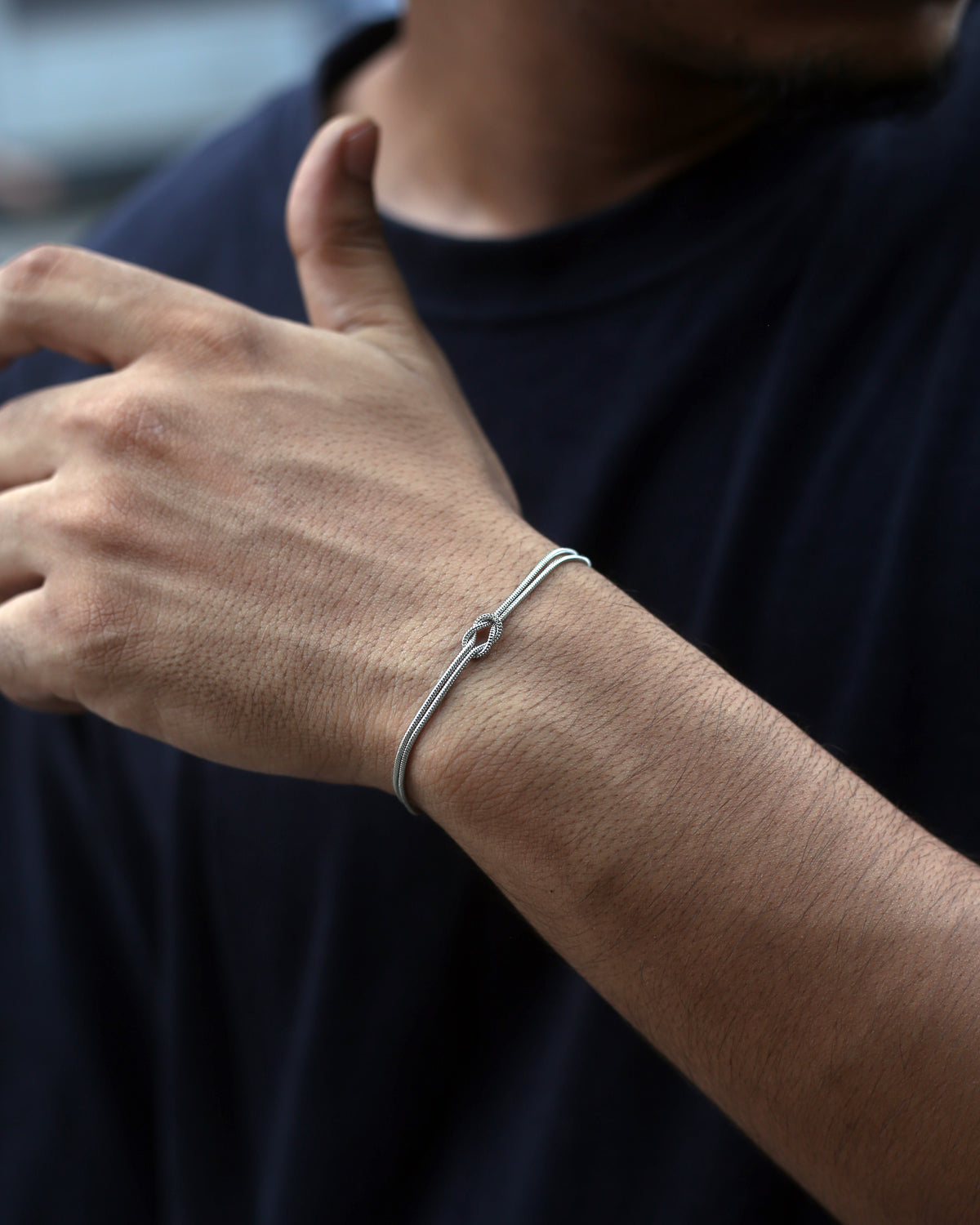 Silver Knot Bracelet