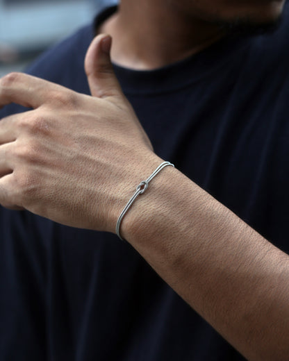 Silver Knot Bracelet