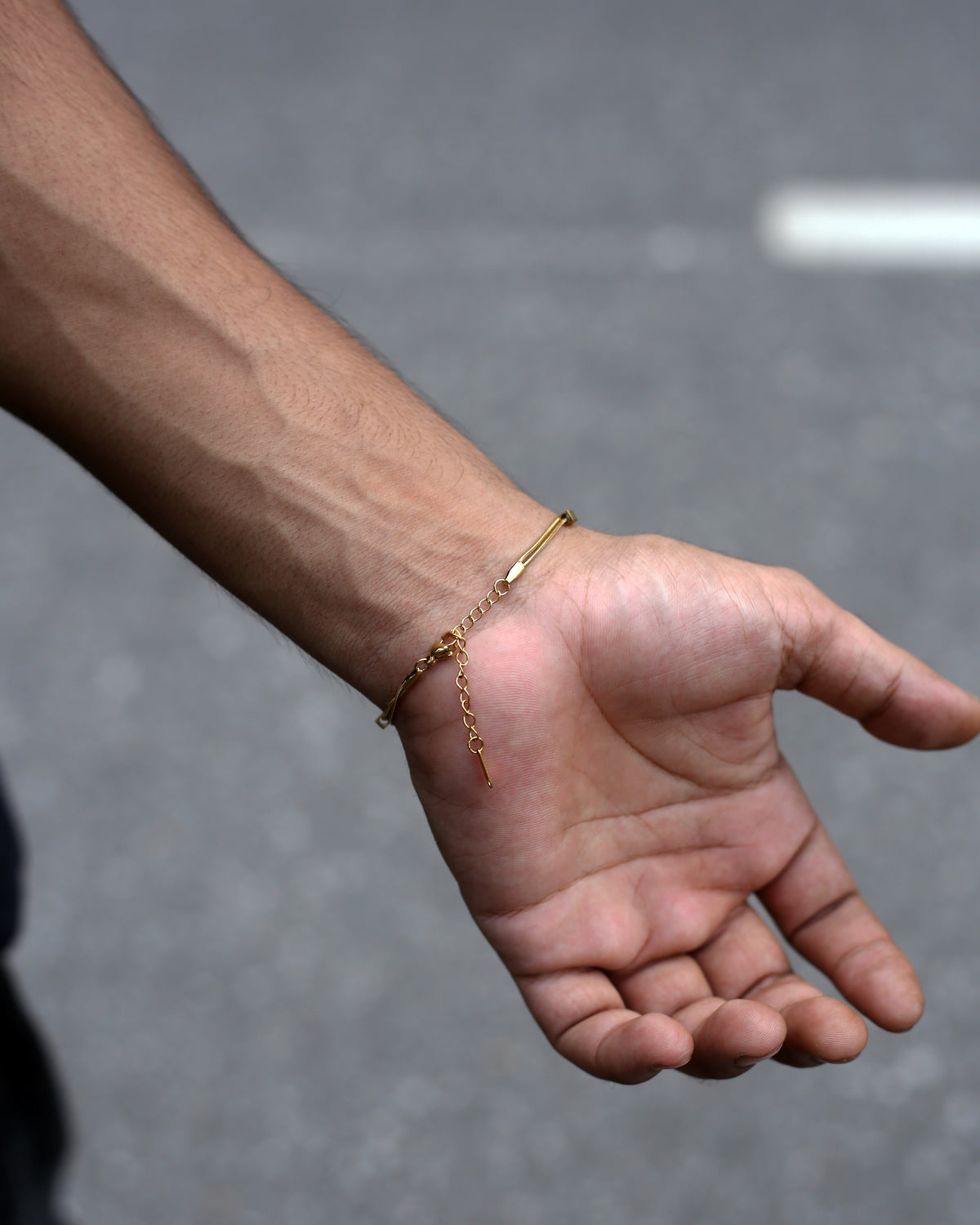 Golden Cube Bracelet