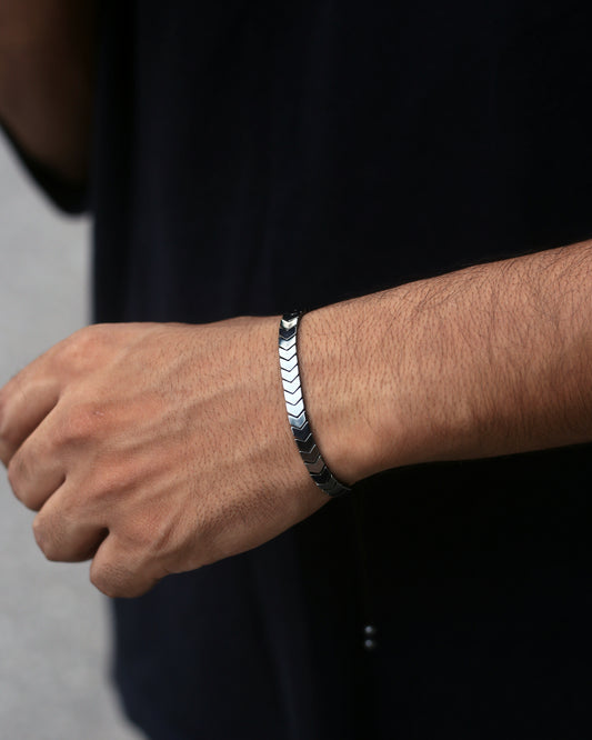 Monochrome Elegance Bracelet
