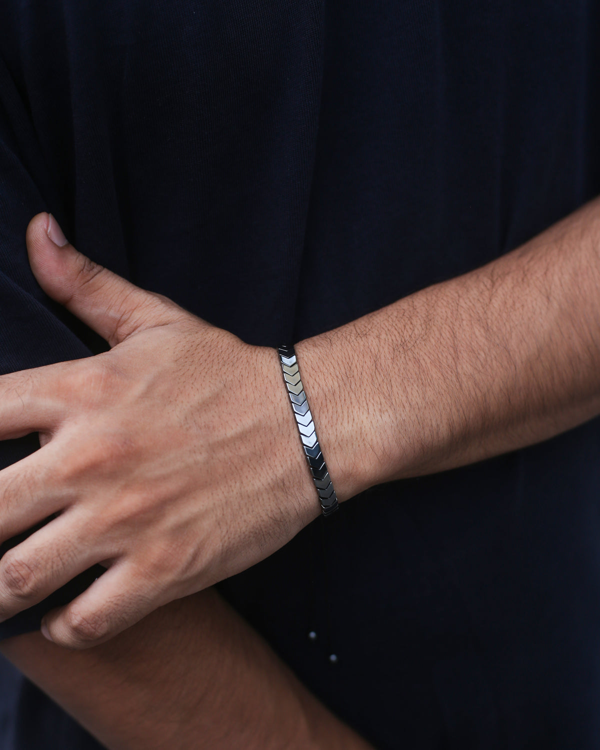 Monochrome Elegance Bracelet
