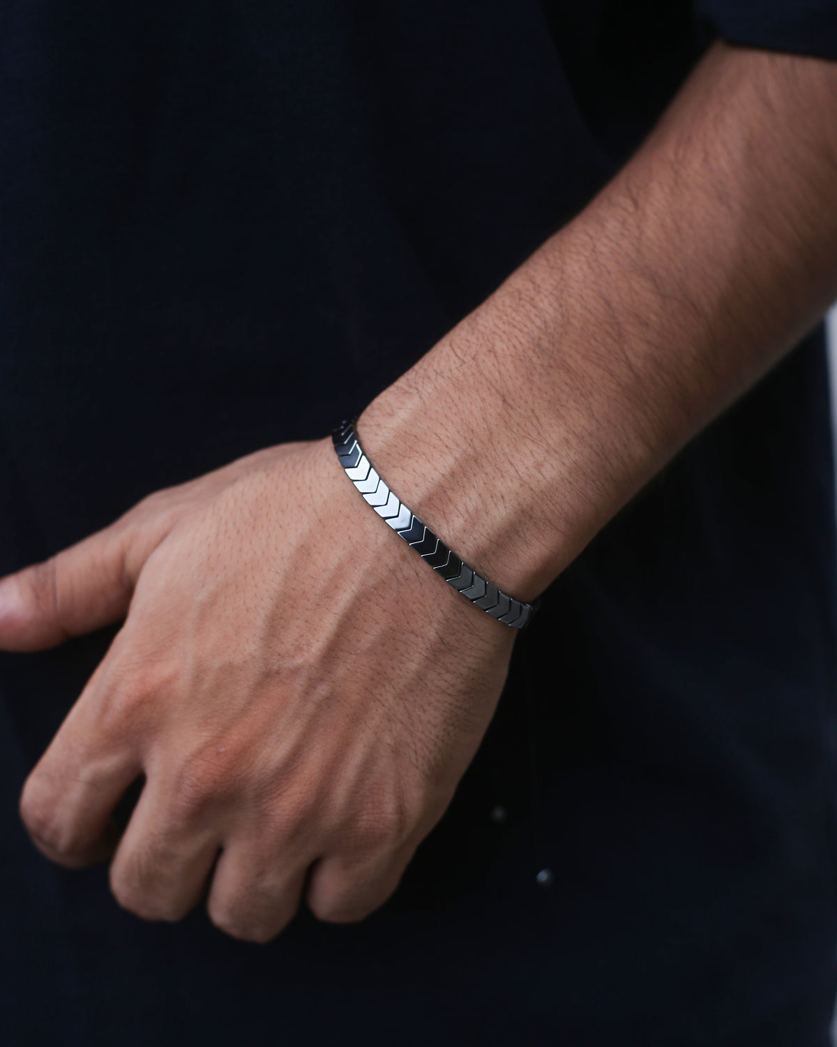Monochrome Elegance Bracelet