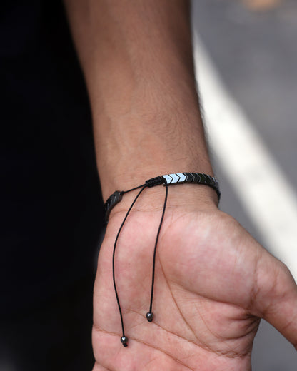 Monochrome Elegance Bracelet