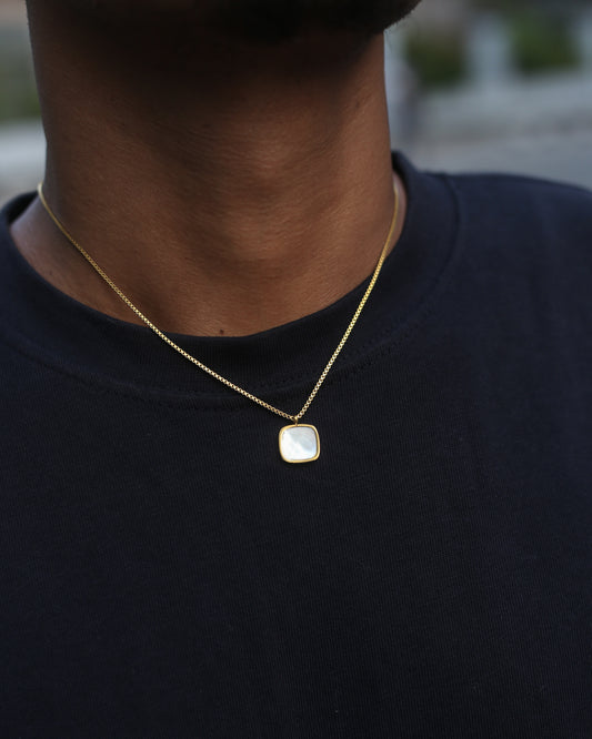 Golden Pearl Necklace