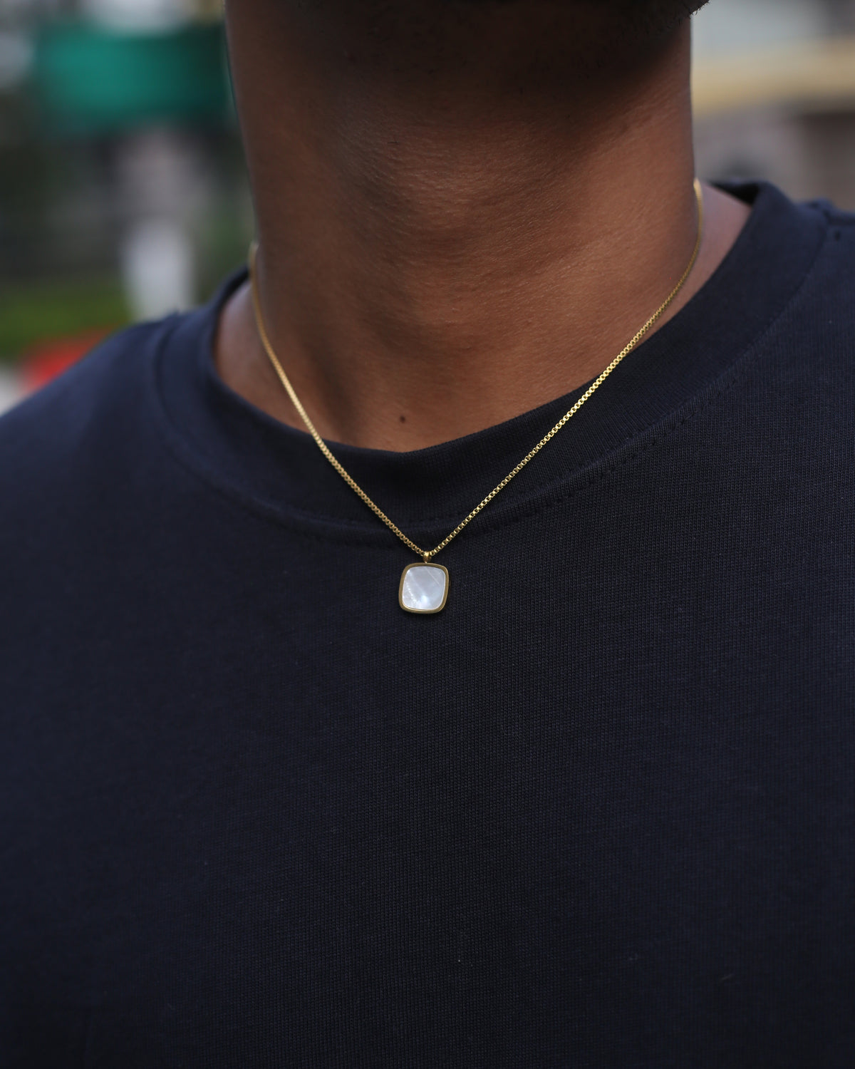 Golden Pearl Necklace