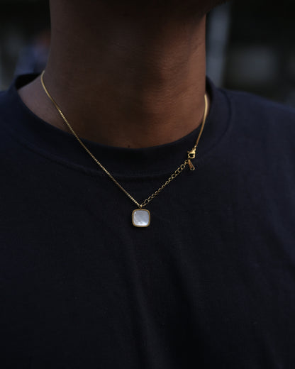 Golden Pearl Necklace