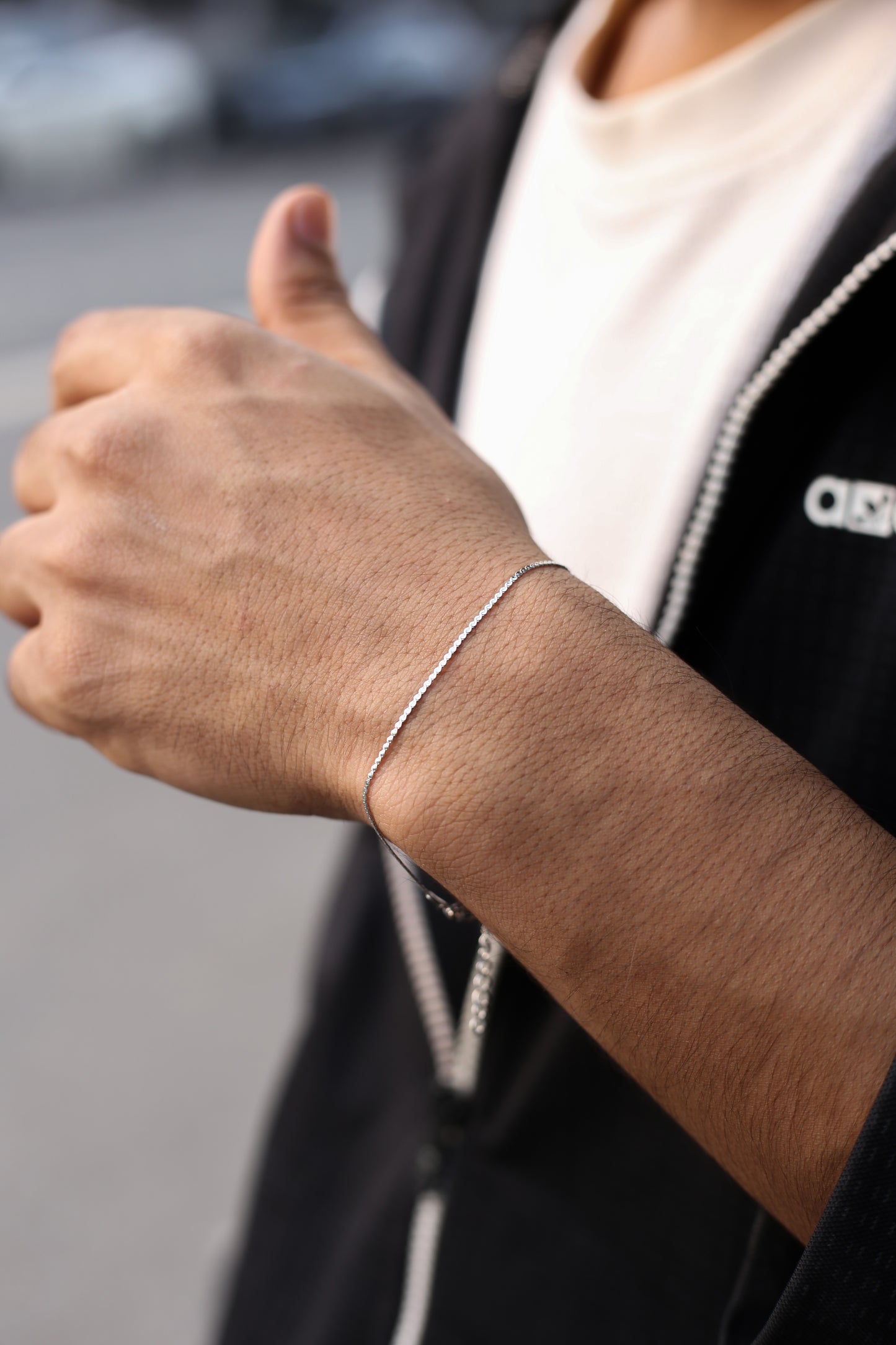 Silver Veil Bracelet