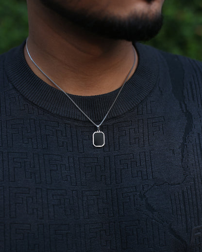 Noir Crest Necklace