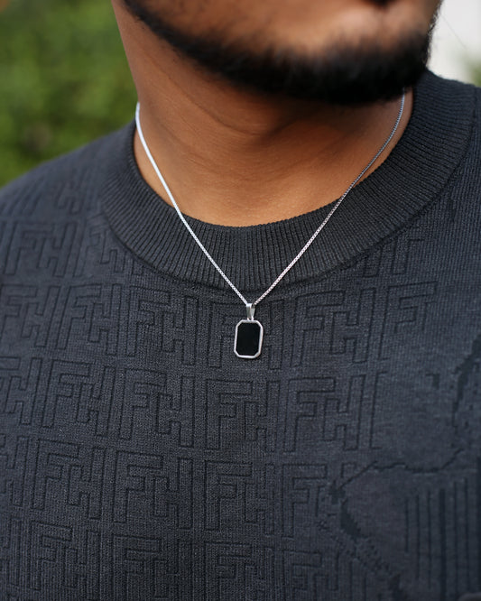 Noir Crest Necklace