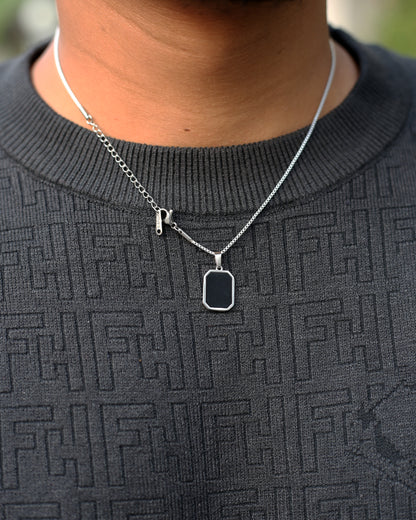 Noir Crest Necklace
