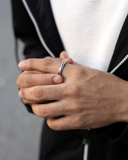 Minimalist Triple Circle Ring