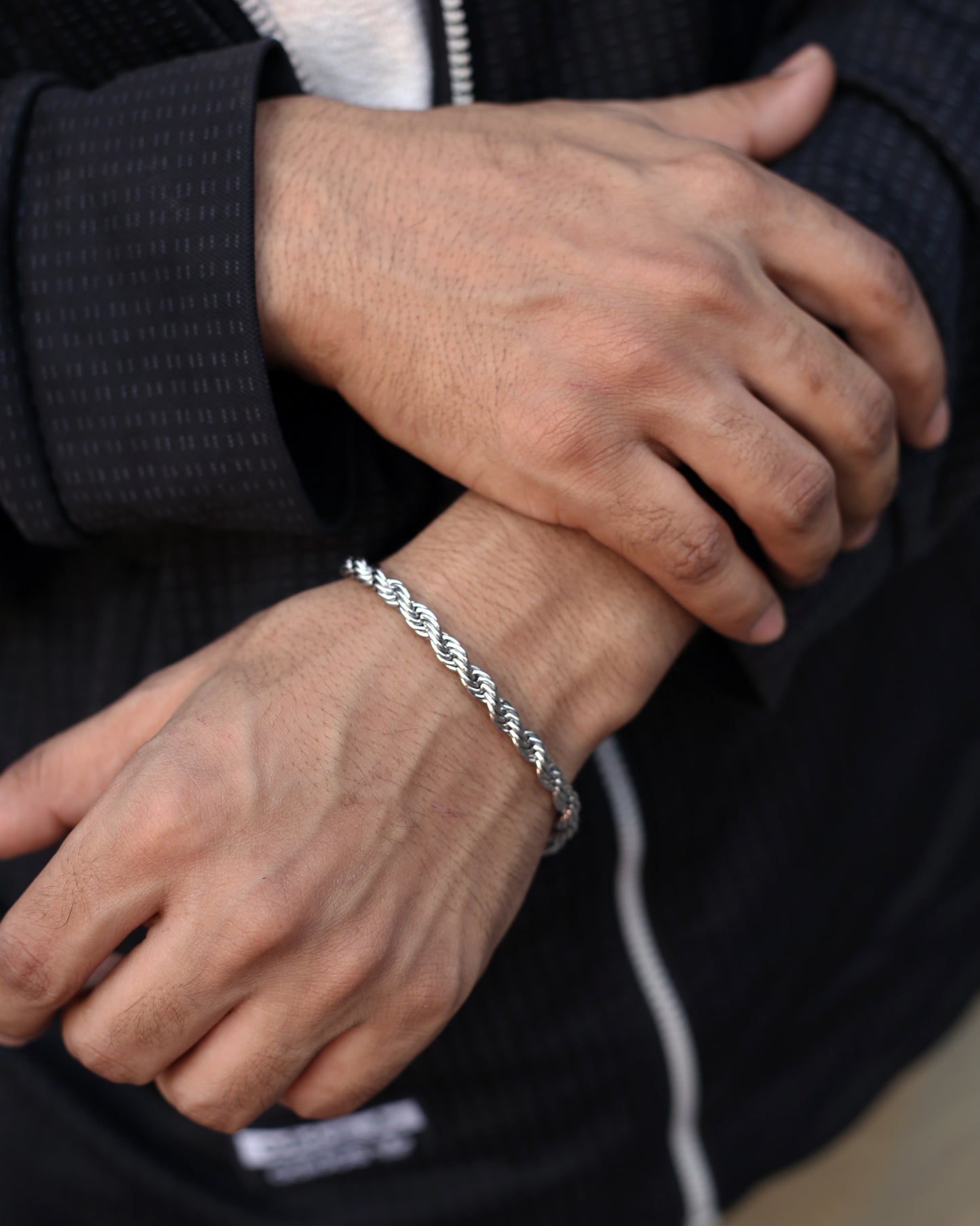 Rope Chain Stainless Steel Bracelet